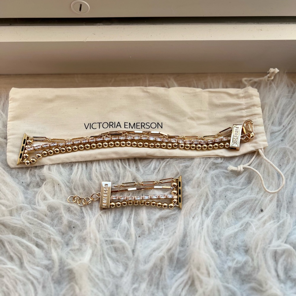Victoria Emerson Apple Watch strap- GOLD TONE